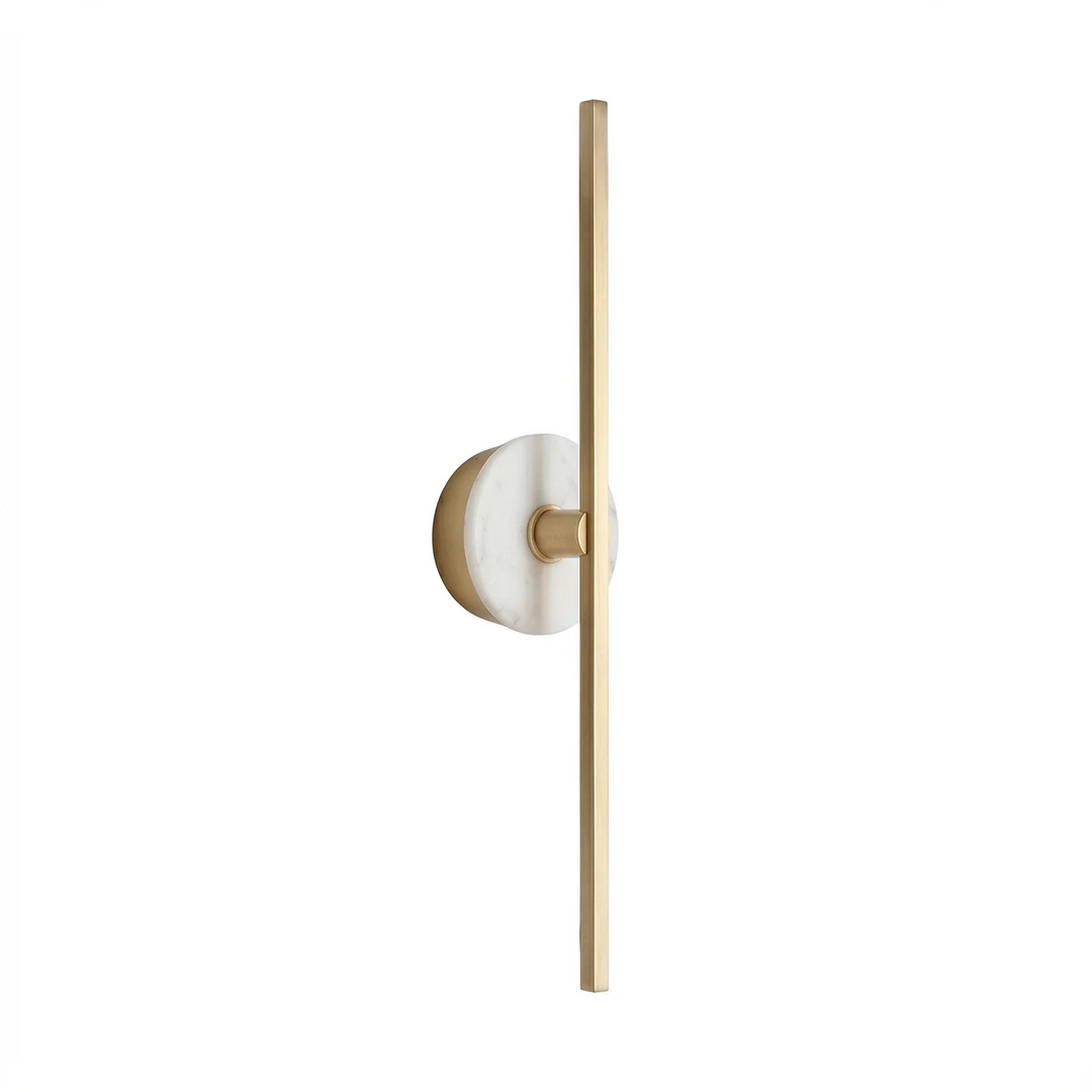 Essential Alabaster Brass Wall Sconce