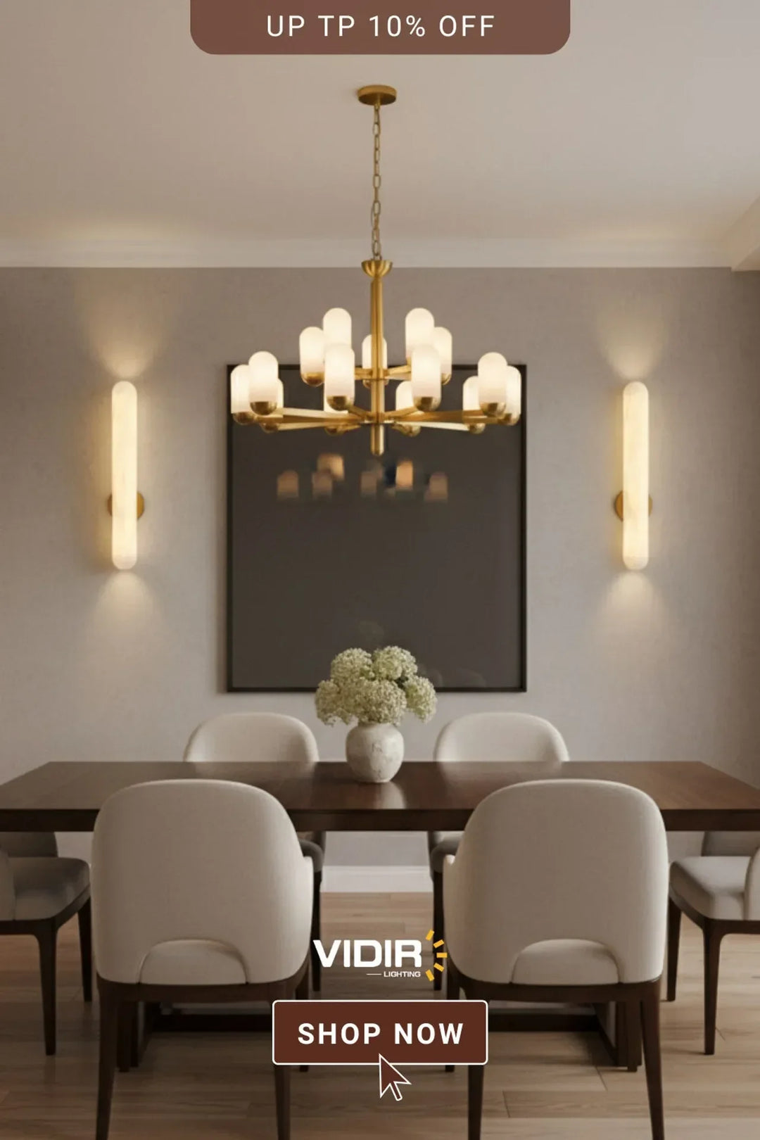 Oval Lysandra Alabaster Wall Sconce