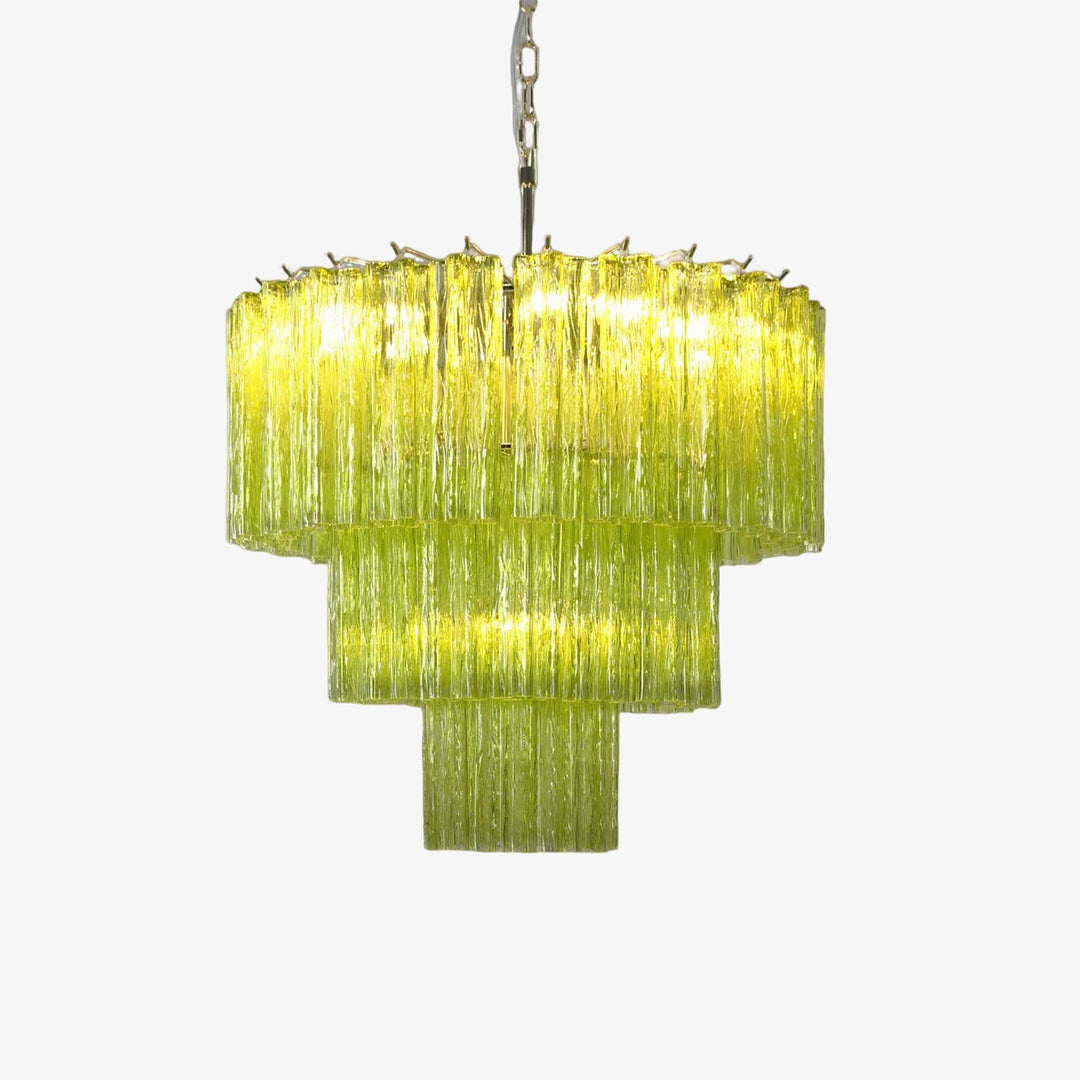 Fantastic Murano Tubes Glass Tube Chandelier