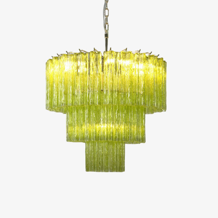Fantastic Murano Tubes Glass Tube Chandelier