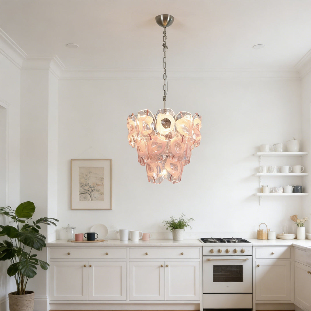 Frostelle Bloom Glass Chandelier