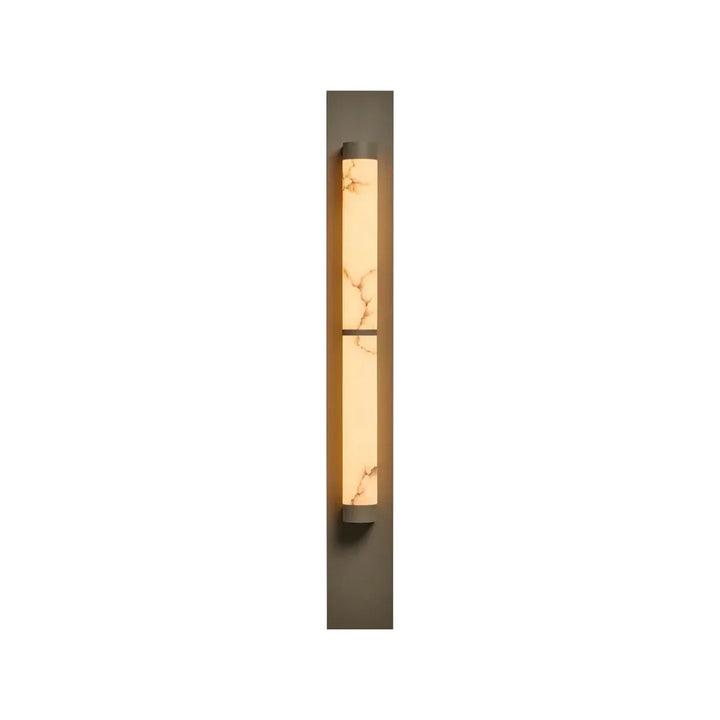 Geo Columnar Linear Alabaster Wall Sconce