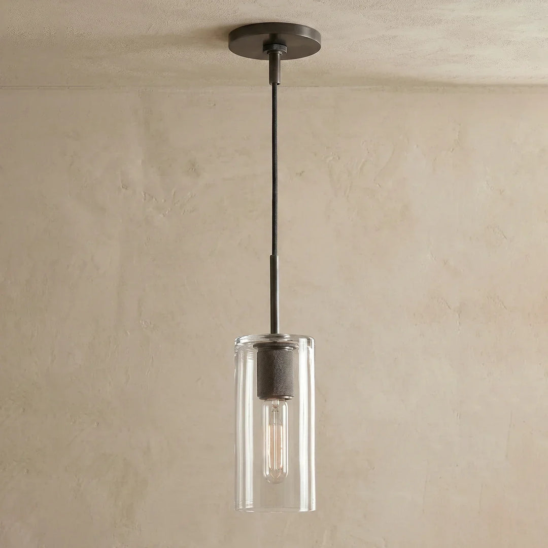 Geometric Transparent Glass Pendant Light - view 17 | Woorglamp