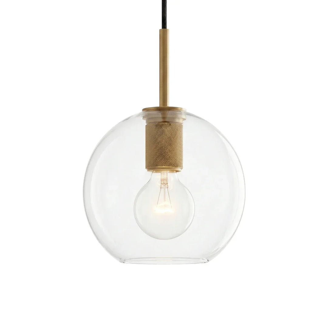 Geometric Transparent Glass Pendant Light - view 24 | Woorglamp