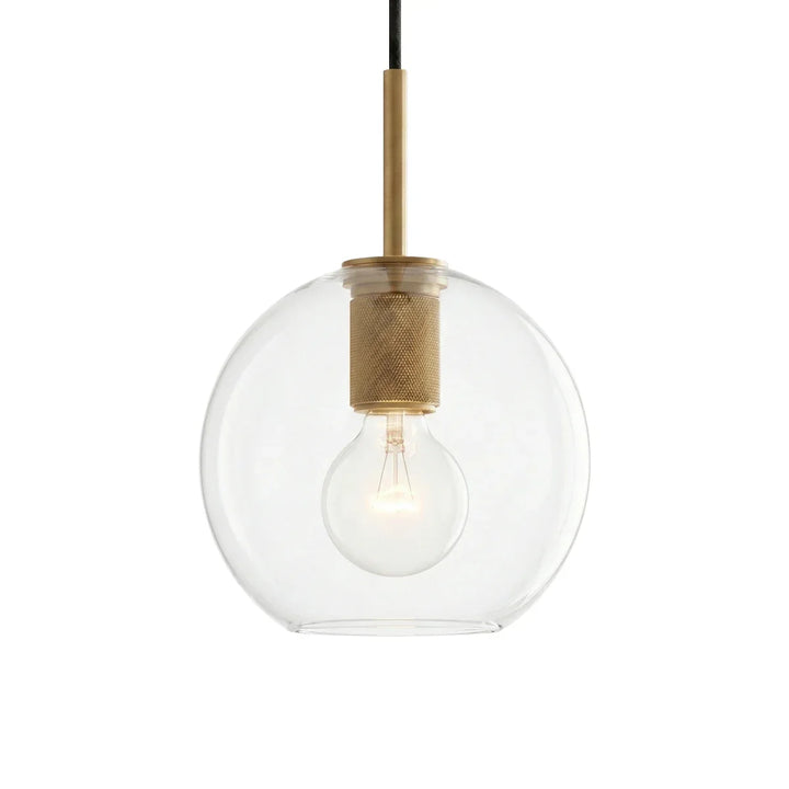 Geometric Transparent Glass Pendant Light - view 23 | Woorglamp