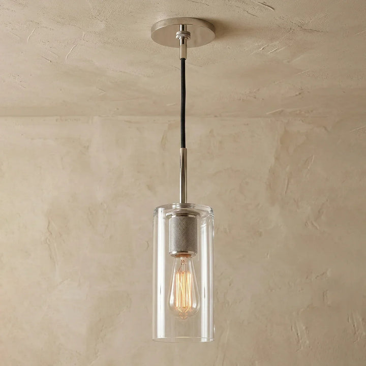 Geometric Transparent Glass Pendant Light - view 18 | Woorglamp