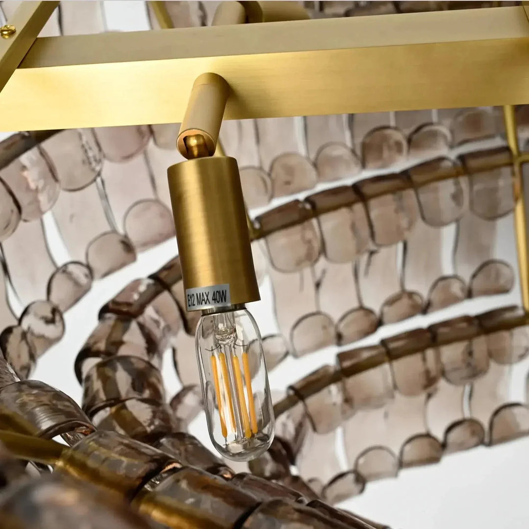 Glacii Ring Glass Chandelier