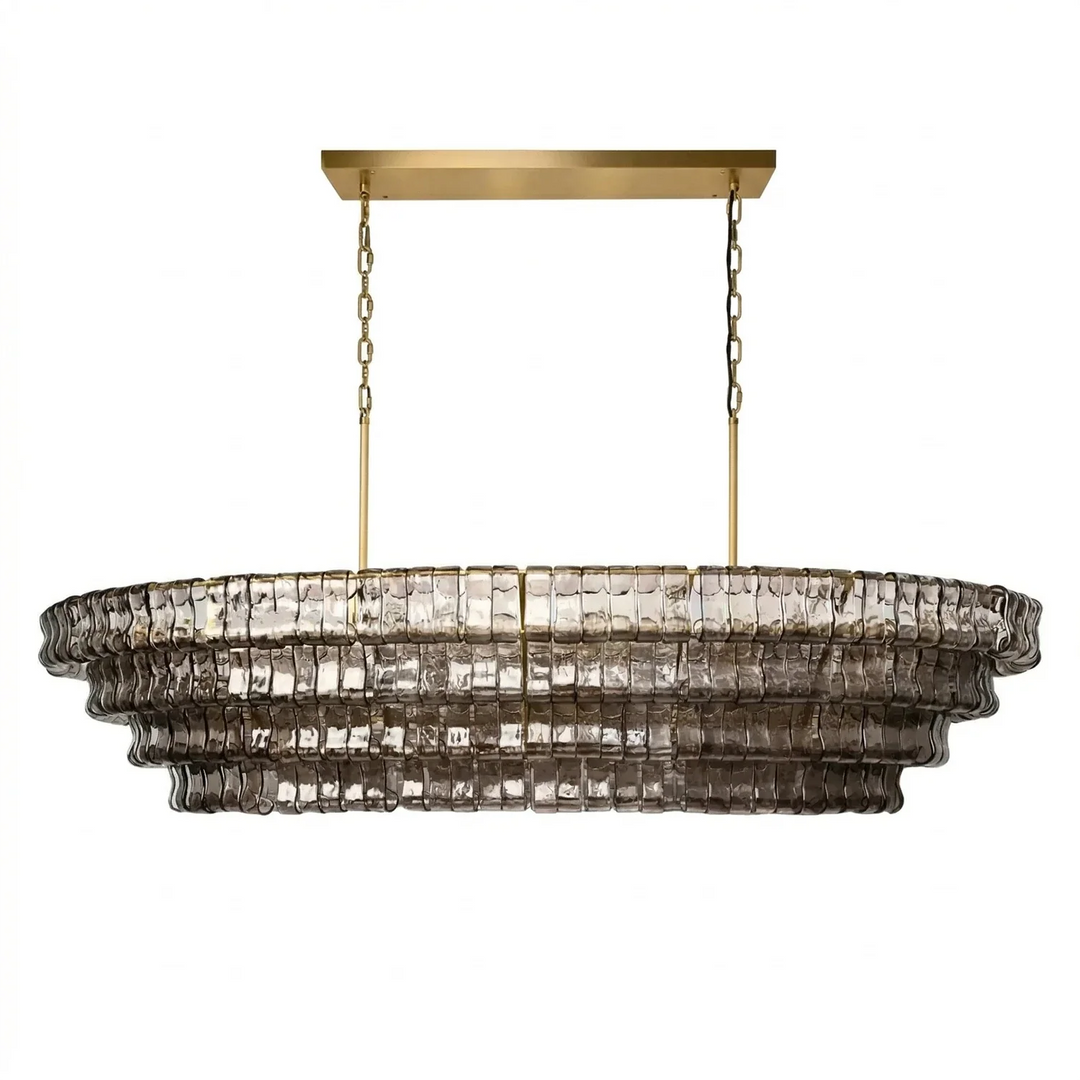 Glacii Ring Glass Chandelier