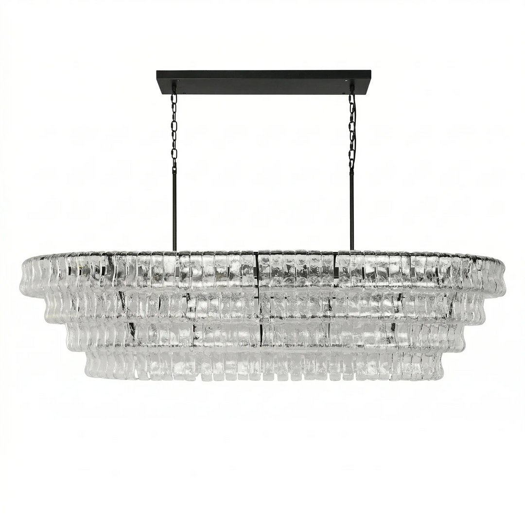 Glacii Ring Glass Chandelier
