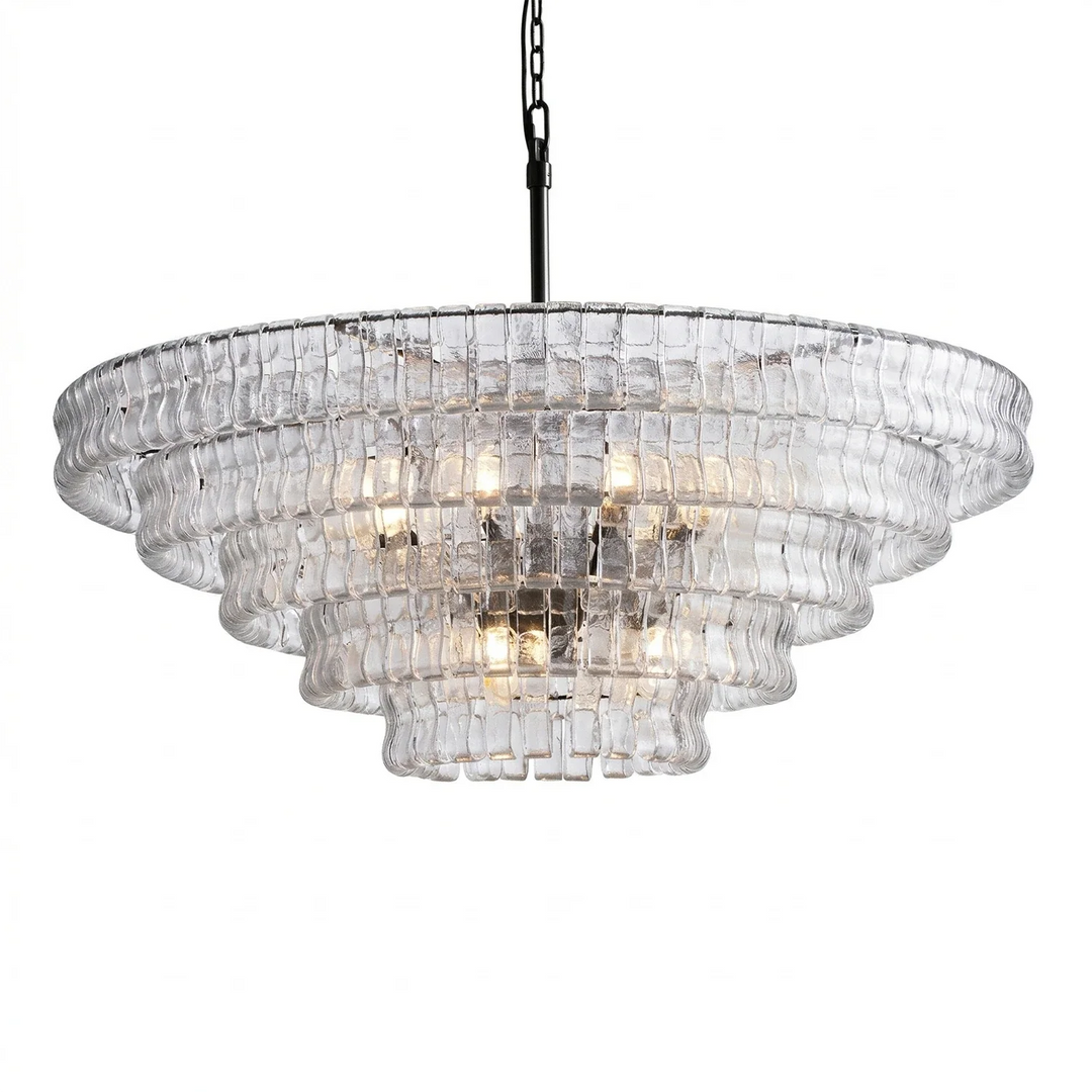 Glacii Ring Glass Chandelier