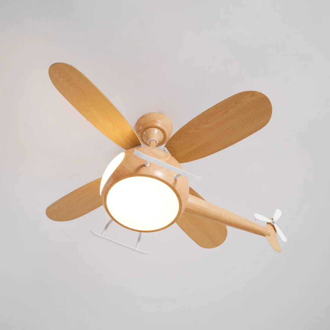Helicopter Shape Heli Breeze Kids Ceiling Fan Light