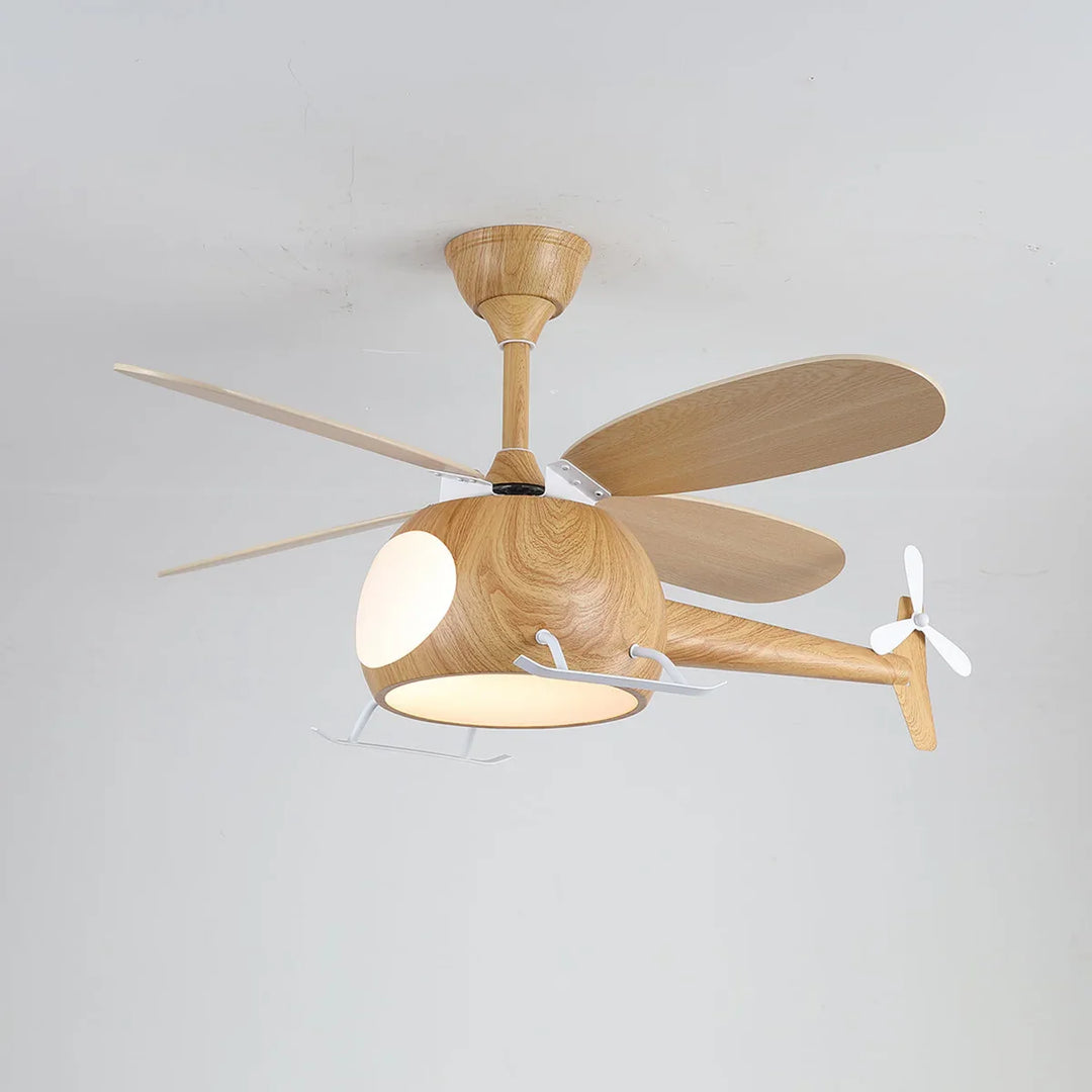 Helicopter Shape Heli Breeze Kids Ceiling Fan Light