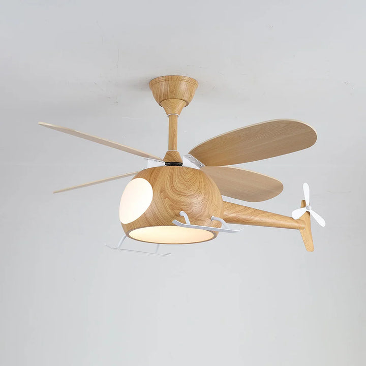 Helicopter Shape Heli Breeze Kids Ceiling Fan Light