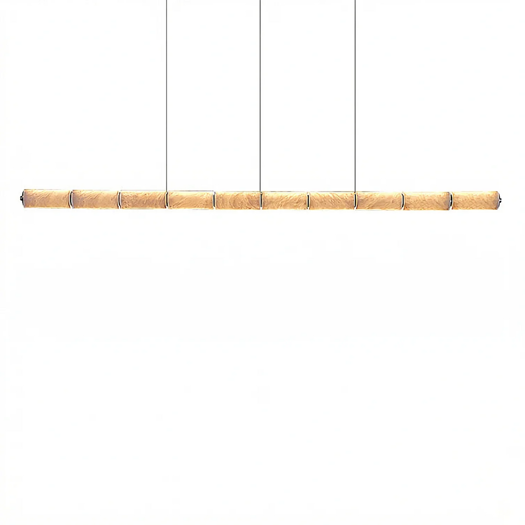 Linear Alabaster LED Chandelier
