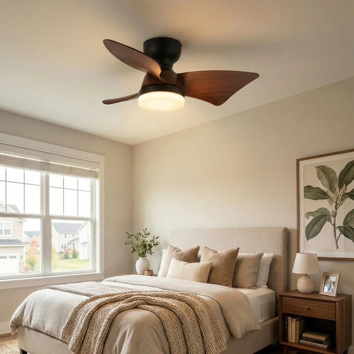 Minimalist Calix 3 Blade Ceiling Fan Light