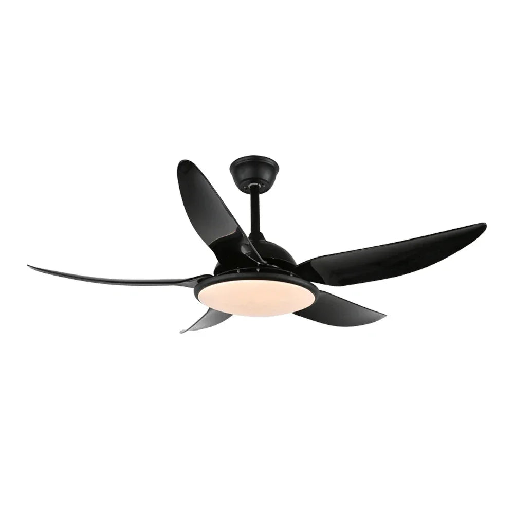 Modern Curved Blade Ceiling Fan Light