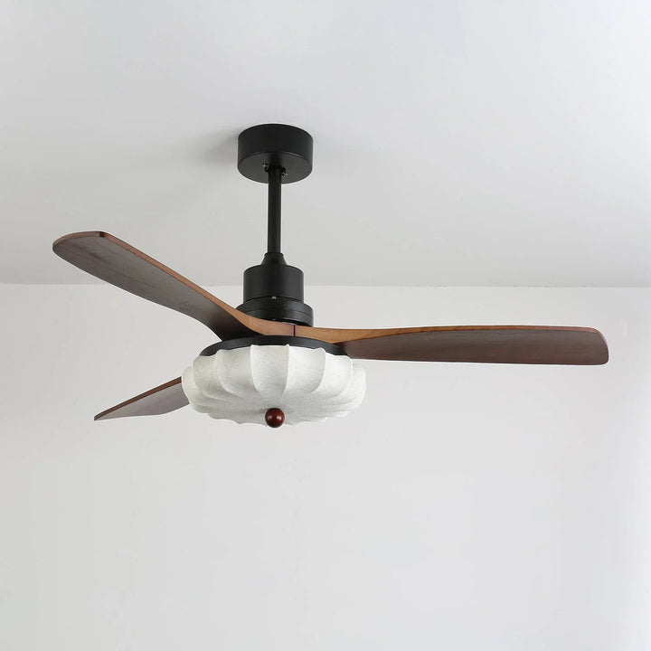 Modern Elira Flower Fabric Ceiling Fan Lights