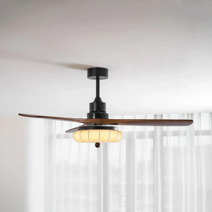 Modern Elira Flower Fabric Ceiling Fan Lights