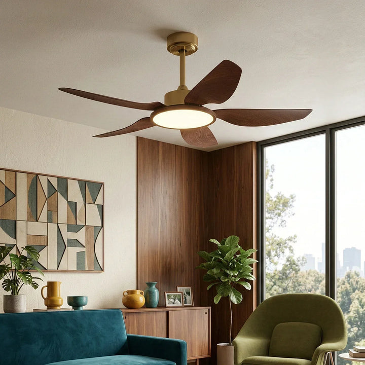 Modern Sirocco Breeze Luxury Ceiling Fan Light