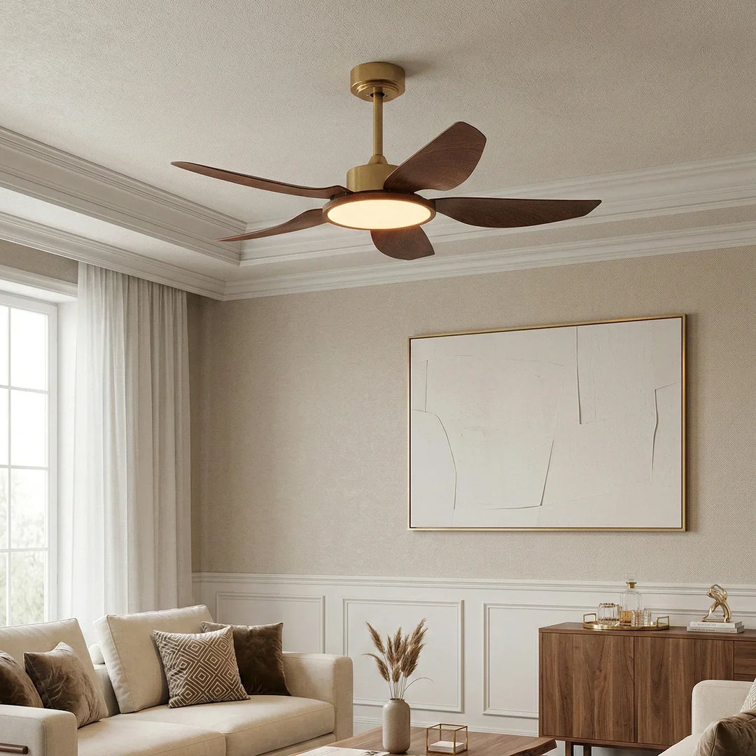 Modern Sirocco Breeze Luxury Ceiling Fan Light