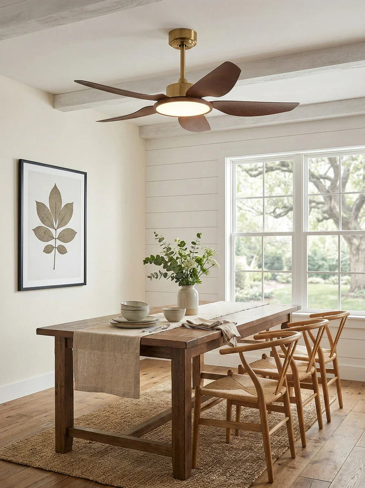 Modern Sirocco Breeze Luxury Ceiling Fan Light