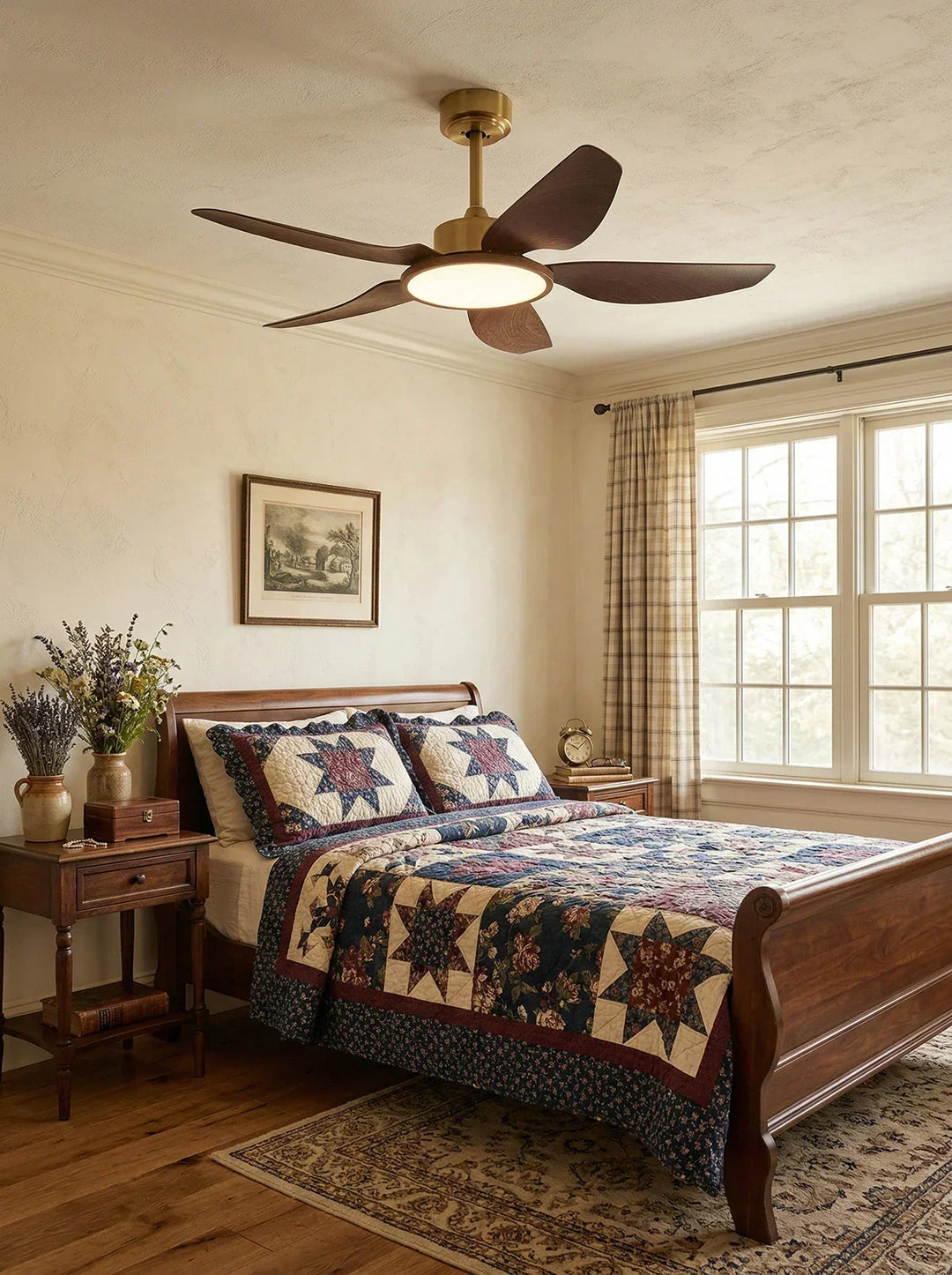 Modern Sirocco Breeze Luxury Ceiling Fan Light