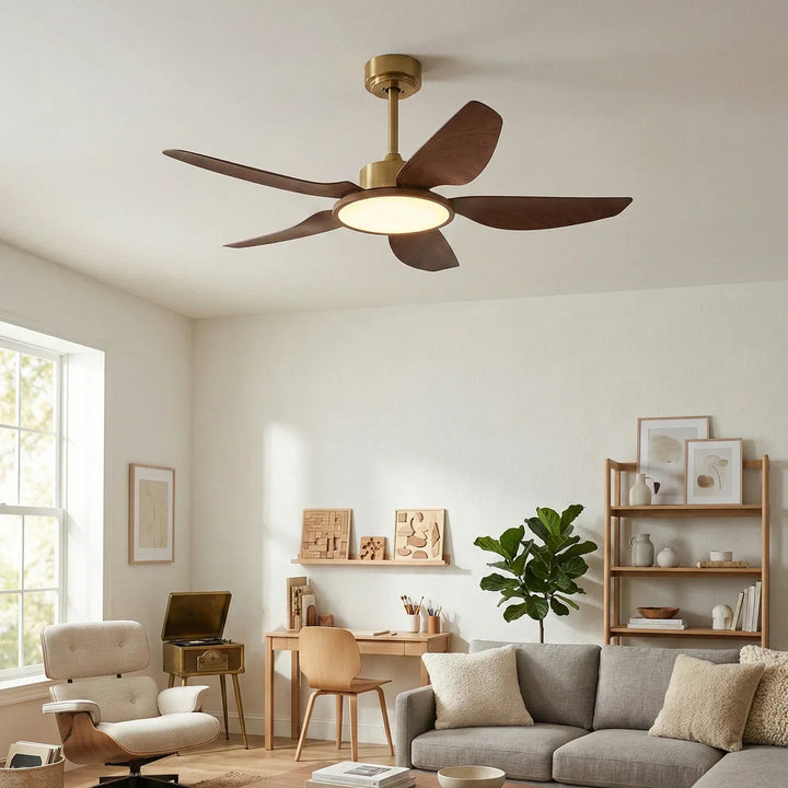 Modern Sirocco Breeze Luxury Ceiling Fan Light