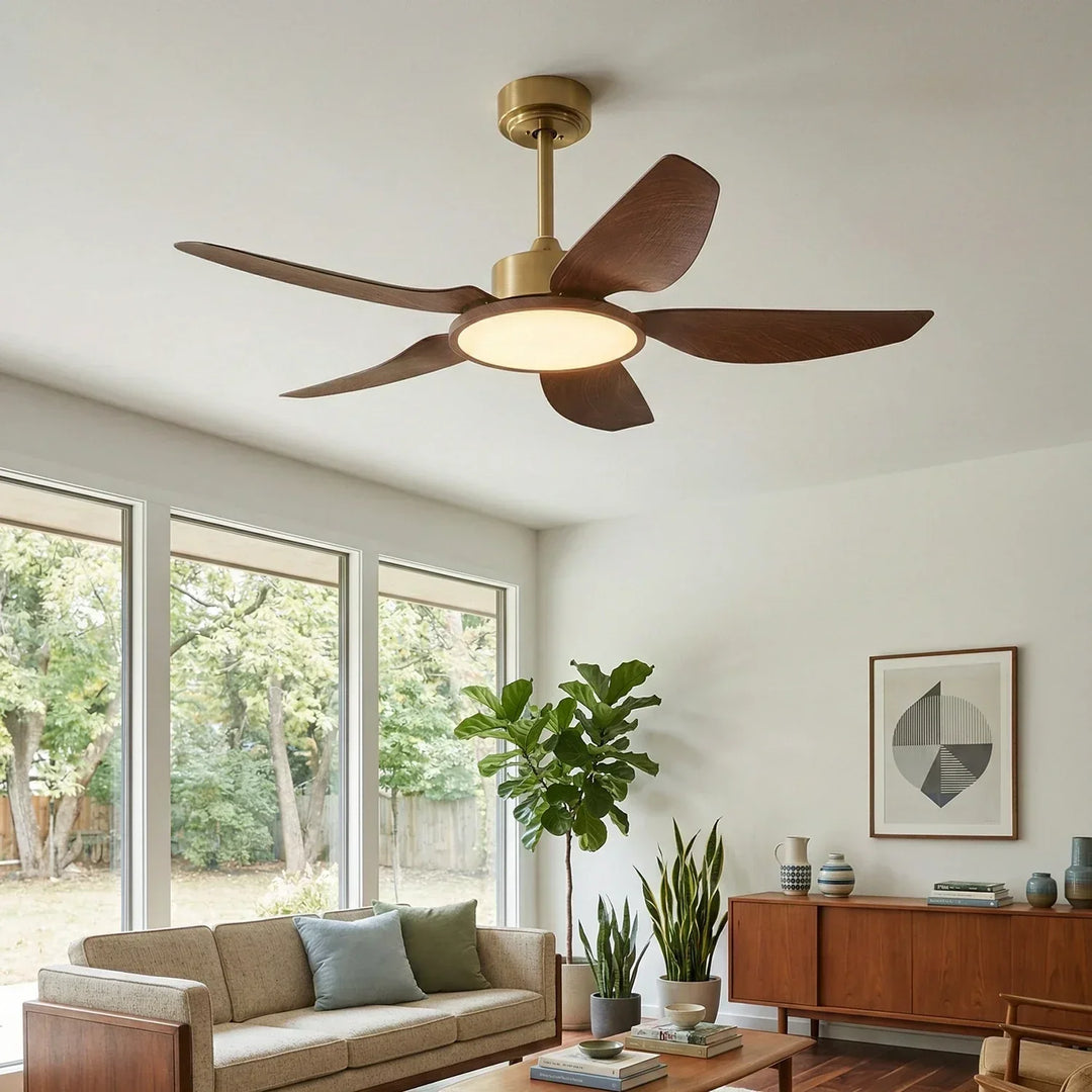 Modern Sirocco Breeze Luxury Ceiling Fan Light