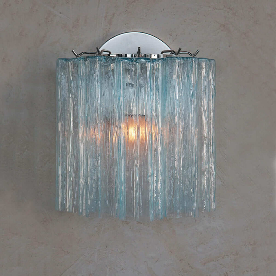 Murano Glass Tube Wall Lamp - view 9 | Woorglamp