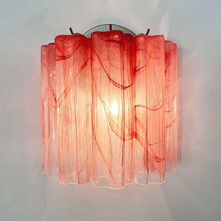 Murano Glass Tube Wall Lamp - view 6 | Woorglamp