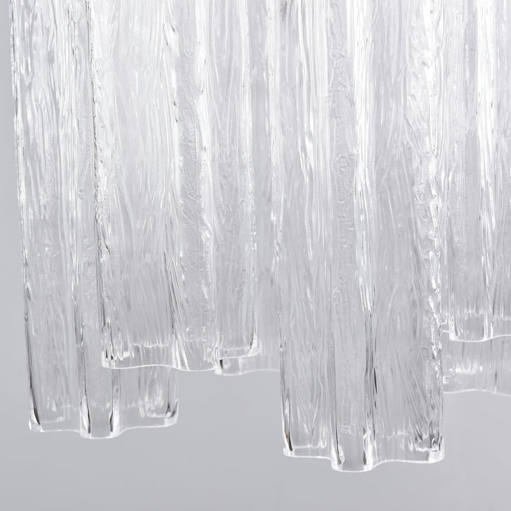 Small size Murano Tubes Glass Chandelier for bedroom and entrance decor