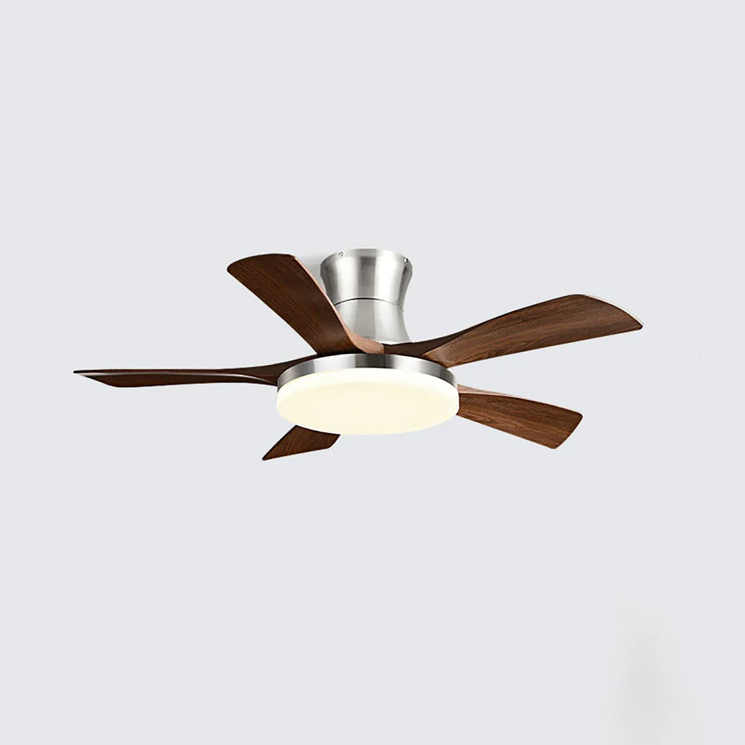 Nordic Style Lunet Ceiling Fan Light