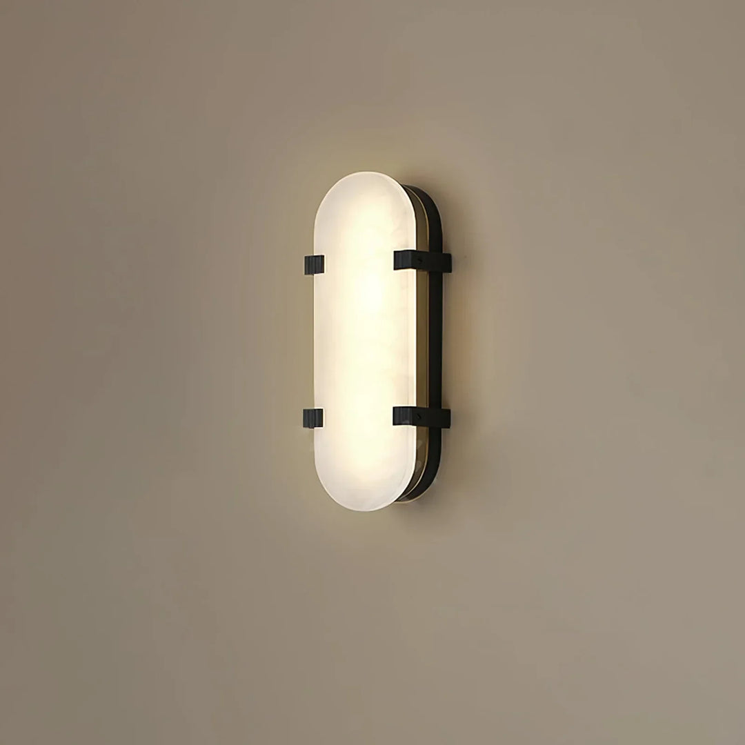Oval Calla Alabaster Wall Sconce