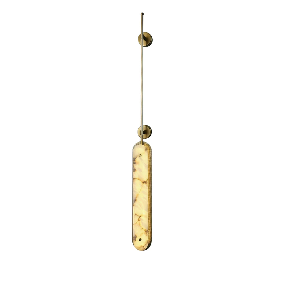 Oval Lysandra Alabaster Wall Sconce