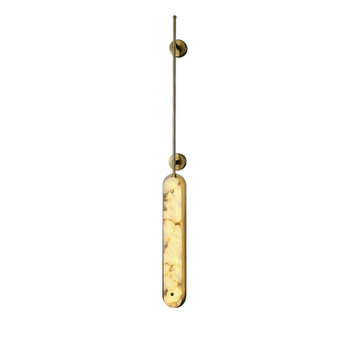 Oval Lysandra Alabaster Wall Sconce