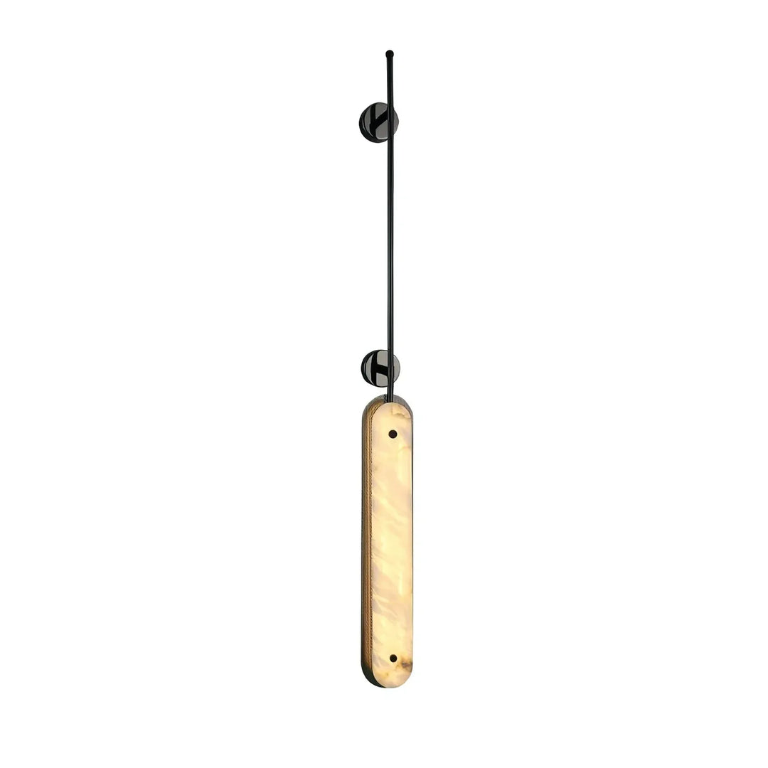 Oval Lysandra Alabaster Wall Sconce
