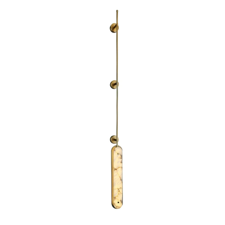 Oval Lysandra Alabaster Wall Sconce