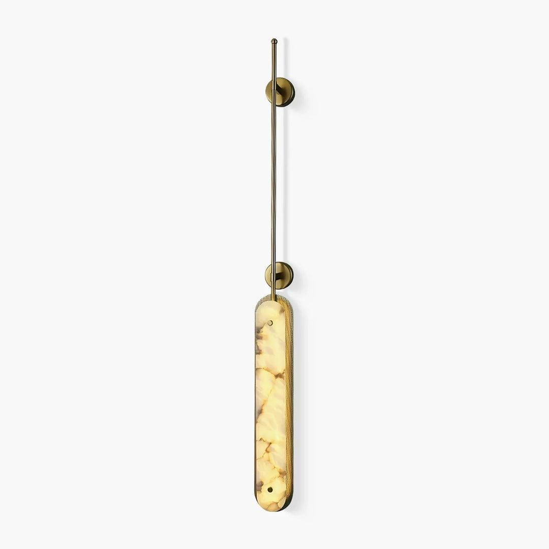 Oval Lysandra Alabaster Wall Sconce