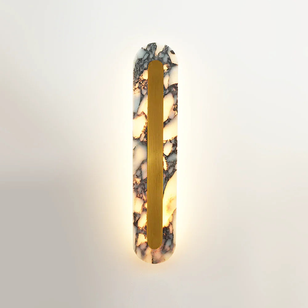 Oval Marble Marmo Wall Lamp
