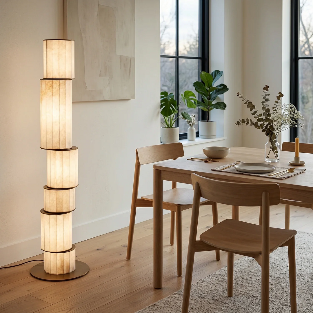 Padana Alabaster Floor Lamp - view 9 | Woorglamp