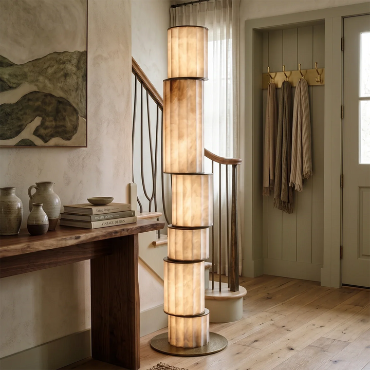 Padana Alabaster Floor Lamp - view 10 | Woorglamp