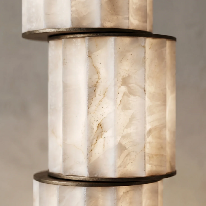 Padana Alabaster Floor Lamp - view 11 | Woorglamp
