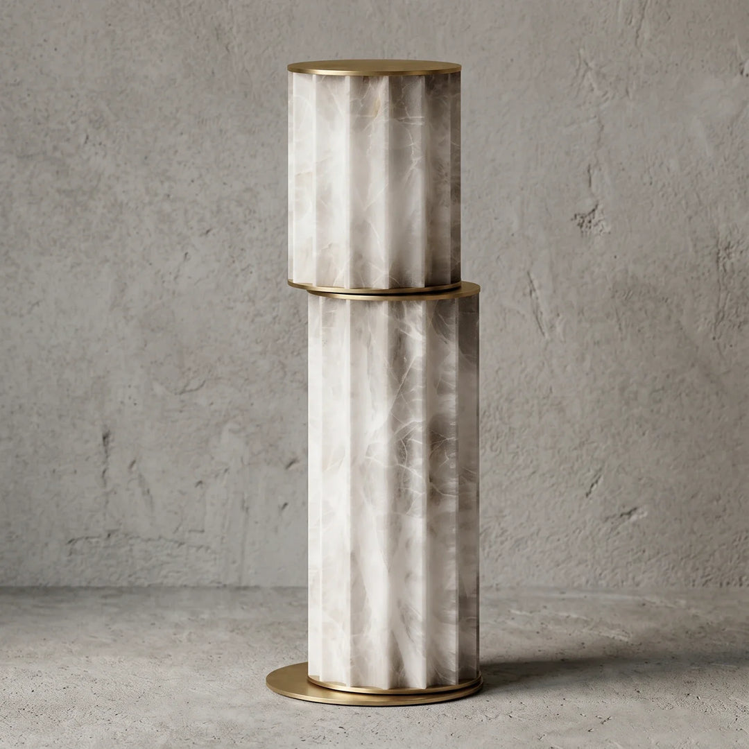 Padana Alabaster Table Lamp - view 3 | Woorglamp