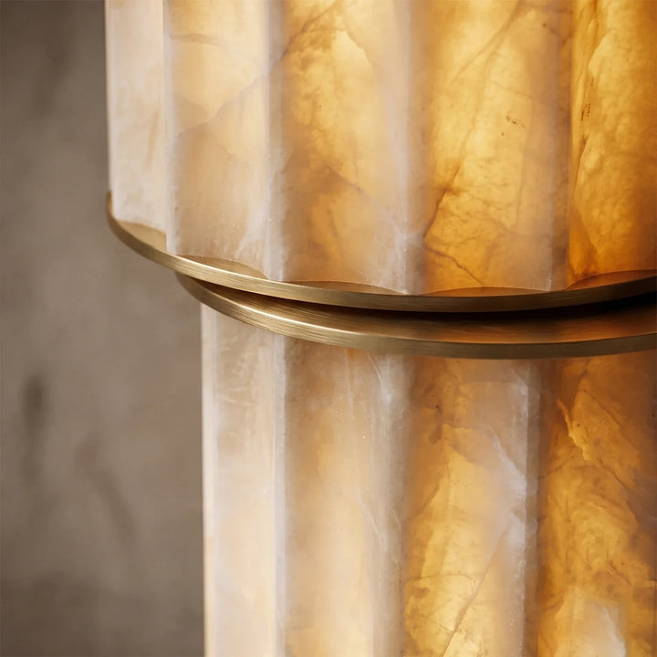Padana Alabaster Table Lamp - view 13 | Woorglamp