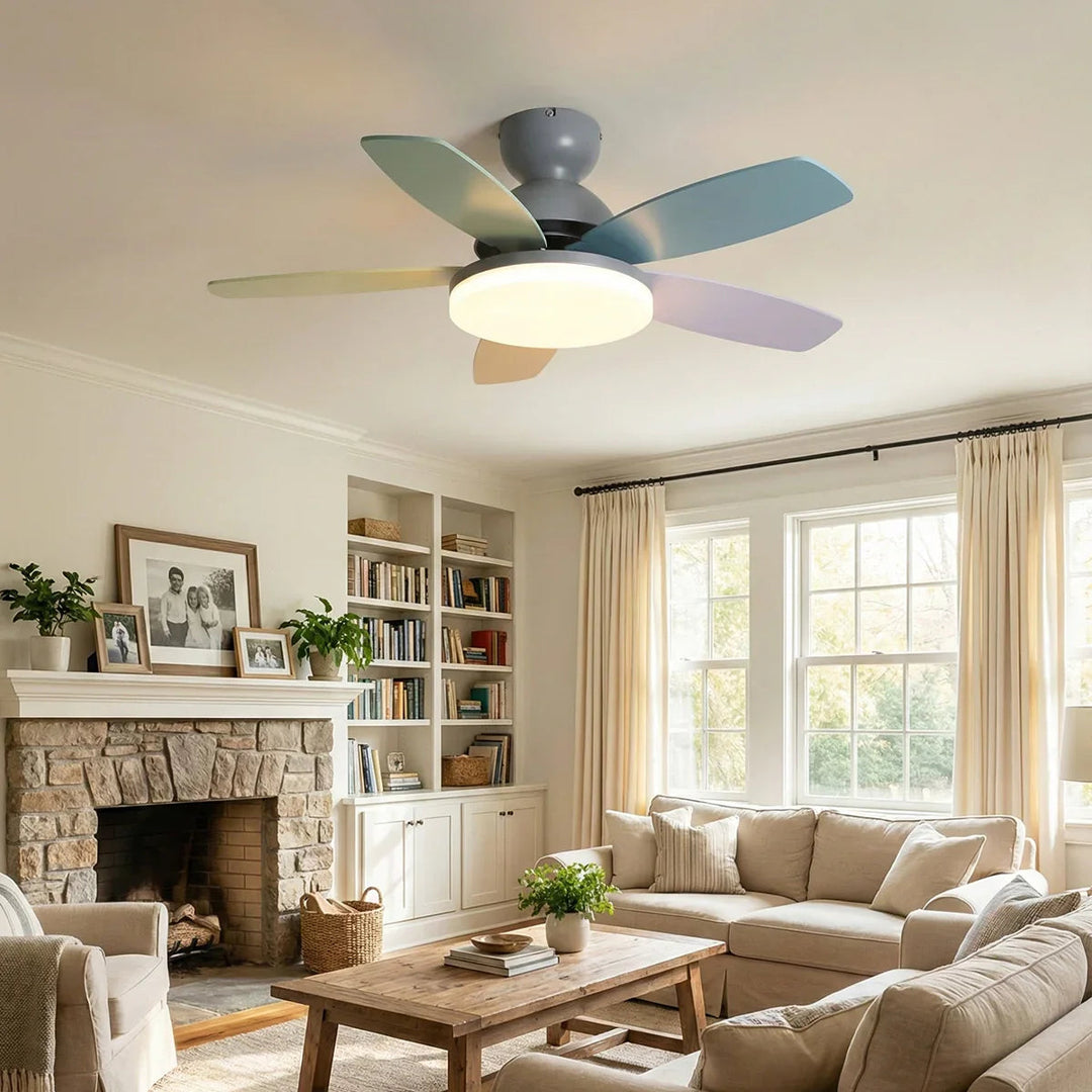 Petal Shaped Petalo Ceiling Fan Light
