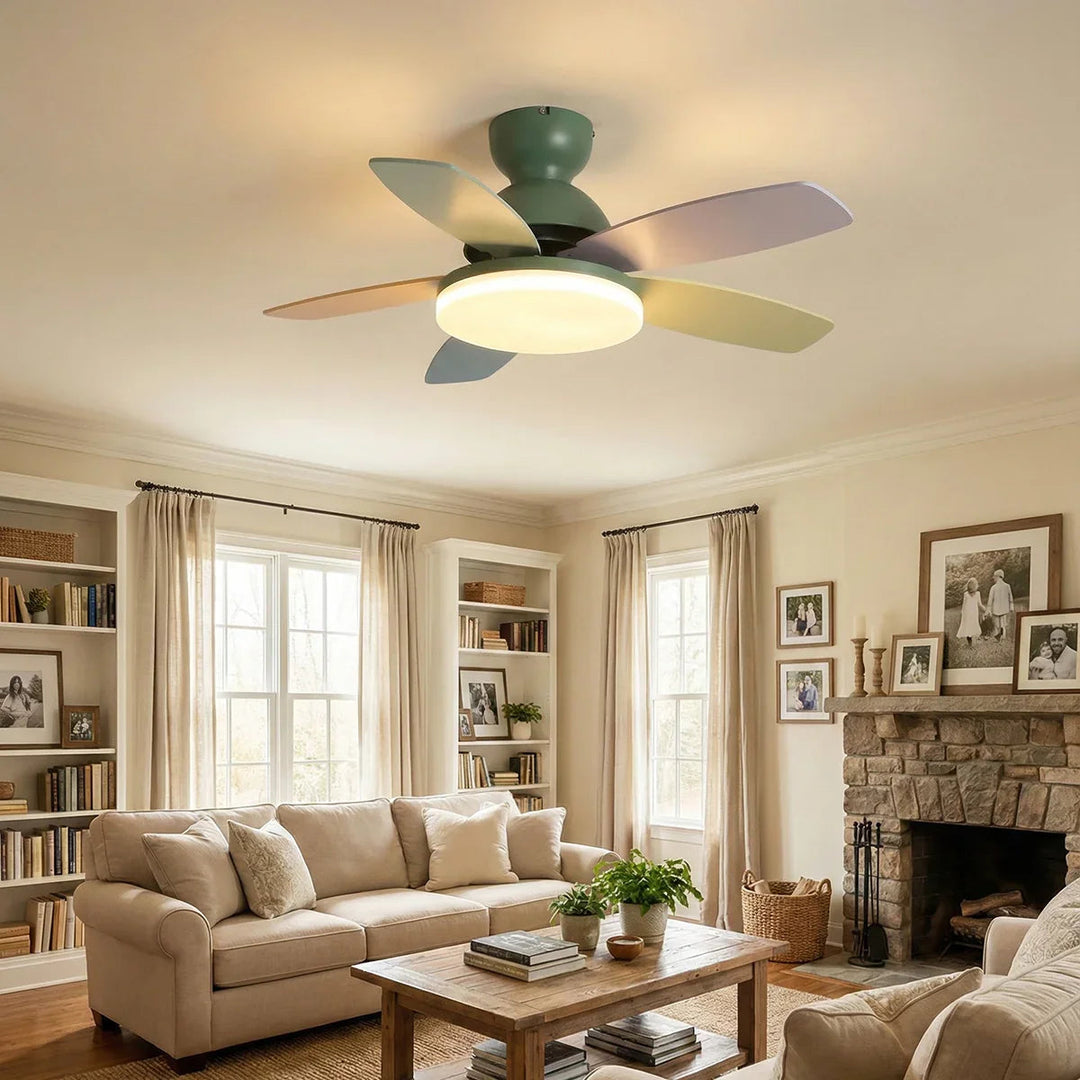 Petal Shaped Petalo Ceiling Fan Light