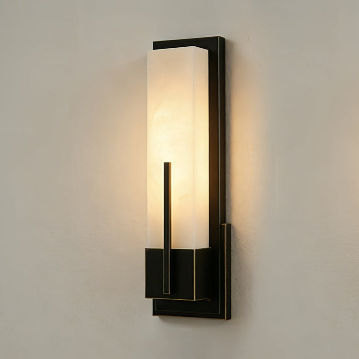 Possini Midtown Alabaster Wall Sconce