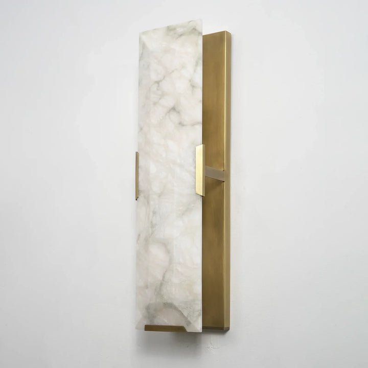 Rectangular Alabaster Wall Lamp