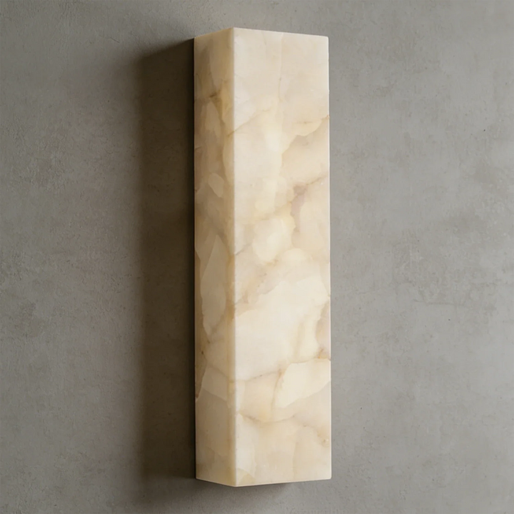 Rectangular Alabaster Wall Light