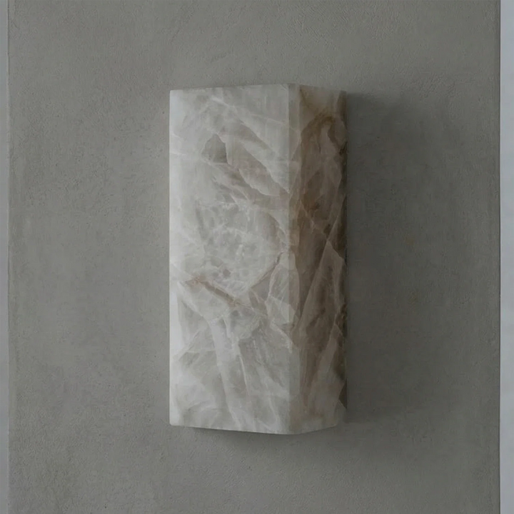 Rectangular Alabaster Wall Light